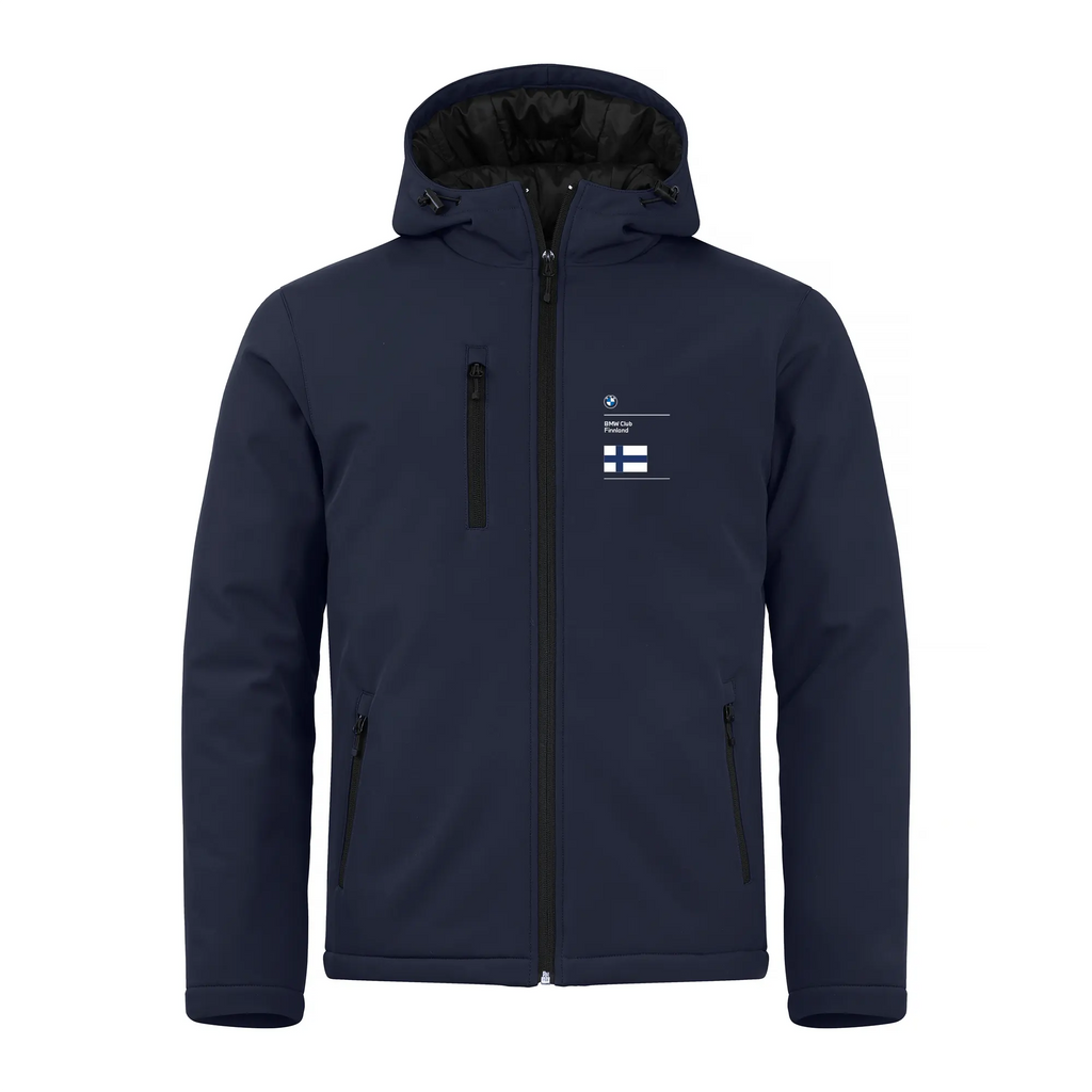 BMW Club Finnland Miesten Padded Hoody Softshell