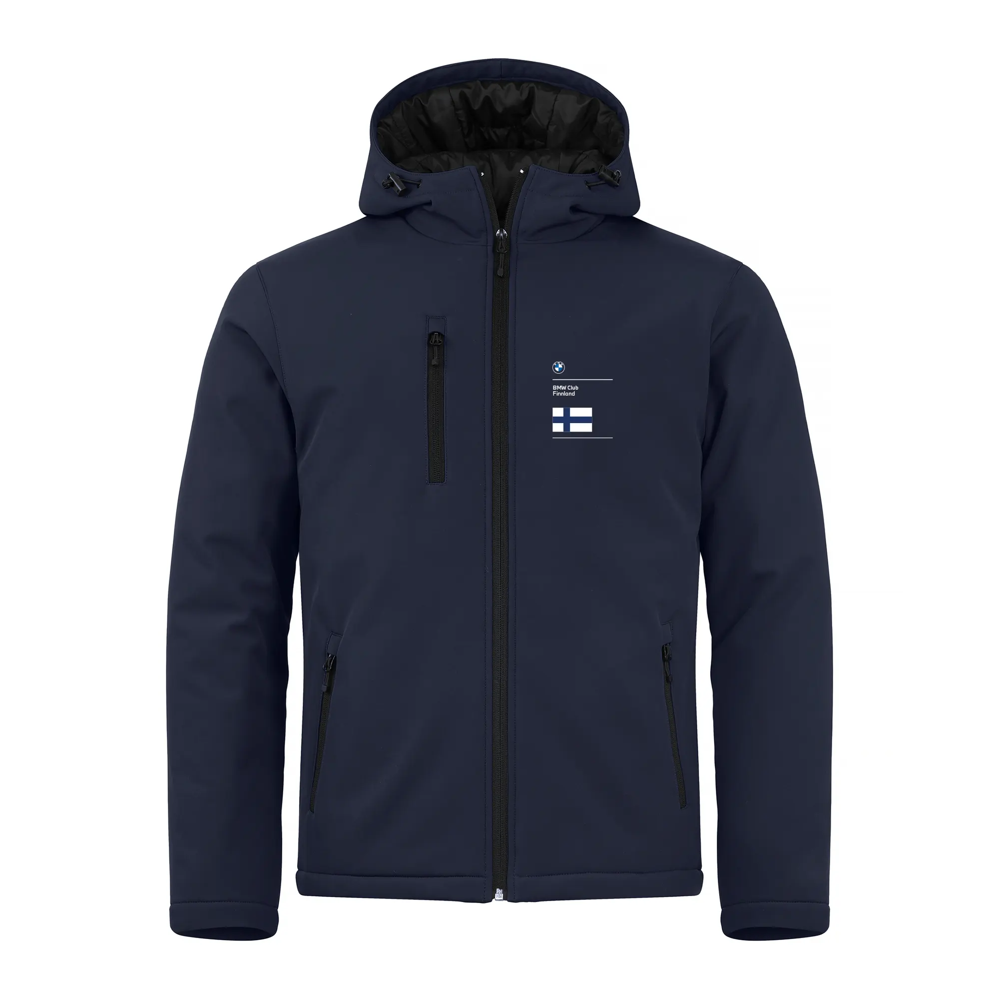 BMW Club Finnland Miesten Padded Hoody Softshell