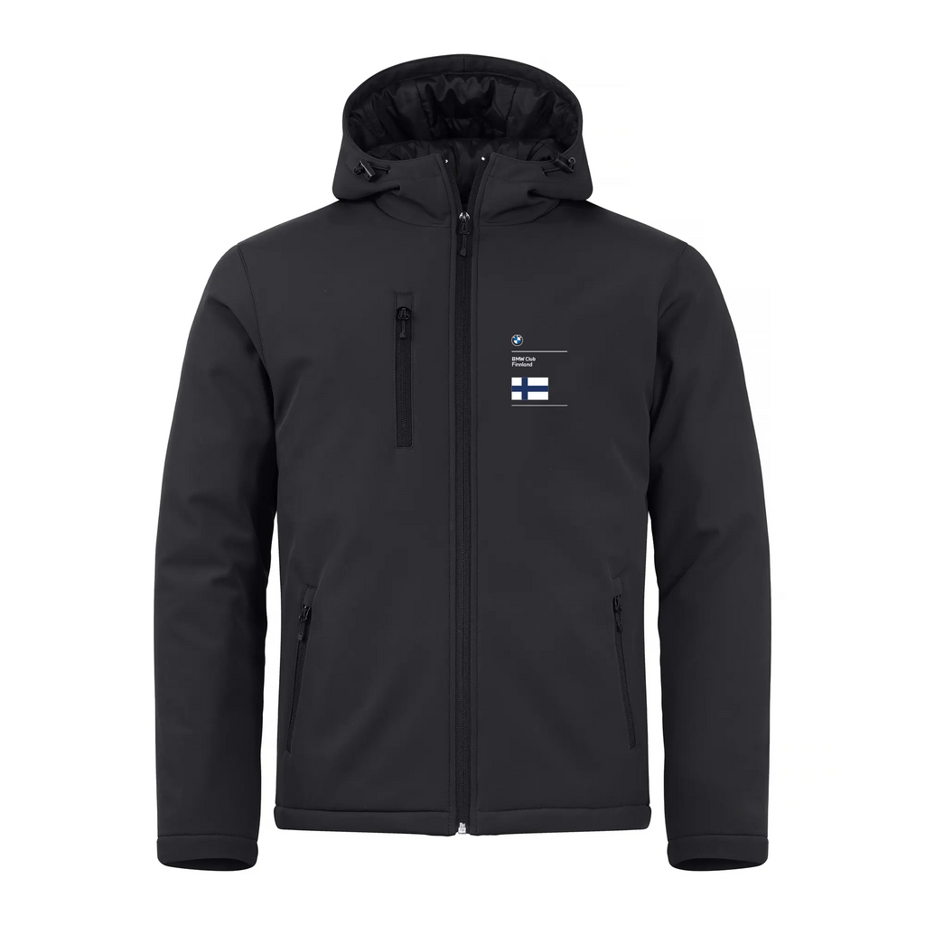 BMW Club Finnland Miesten Padded Hoody Softshell
