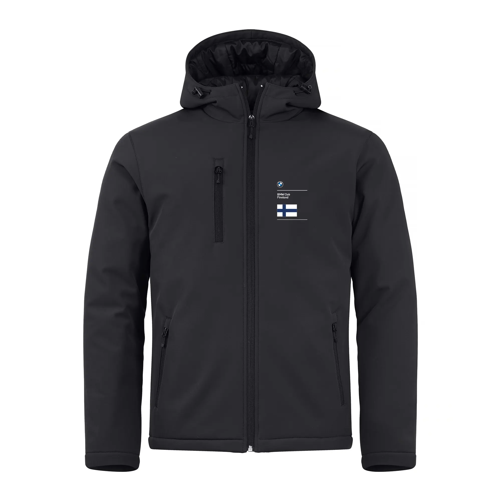 BMW Club Finnland Miesten Padded Hoody Softshell