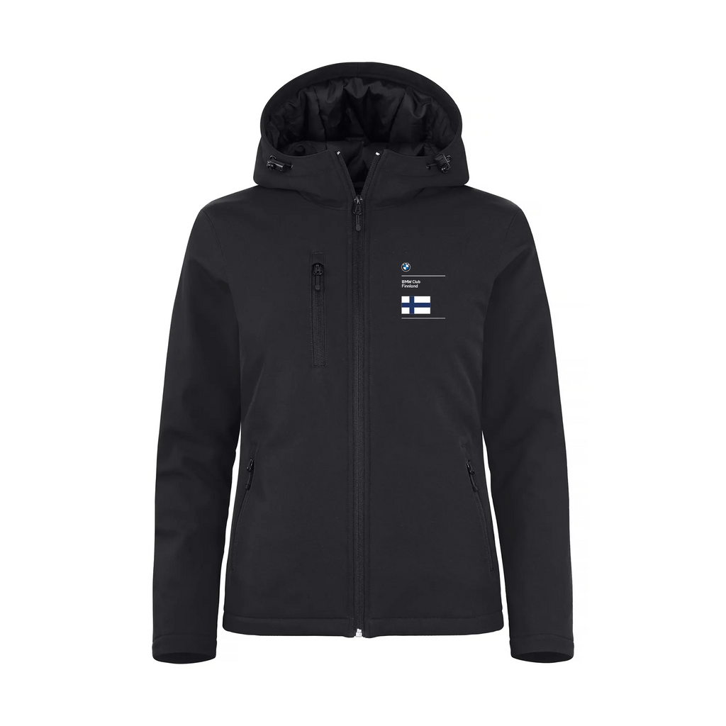 BMW Club Finnland Naisten Padded Hoody Softshell