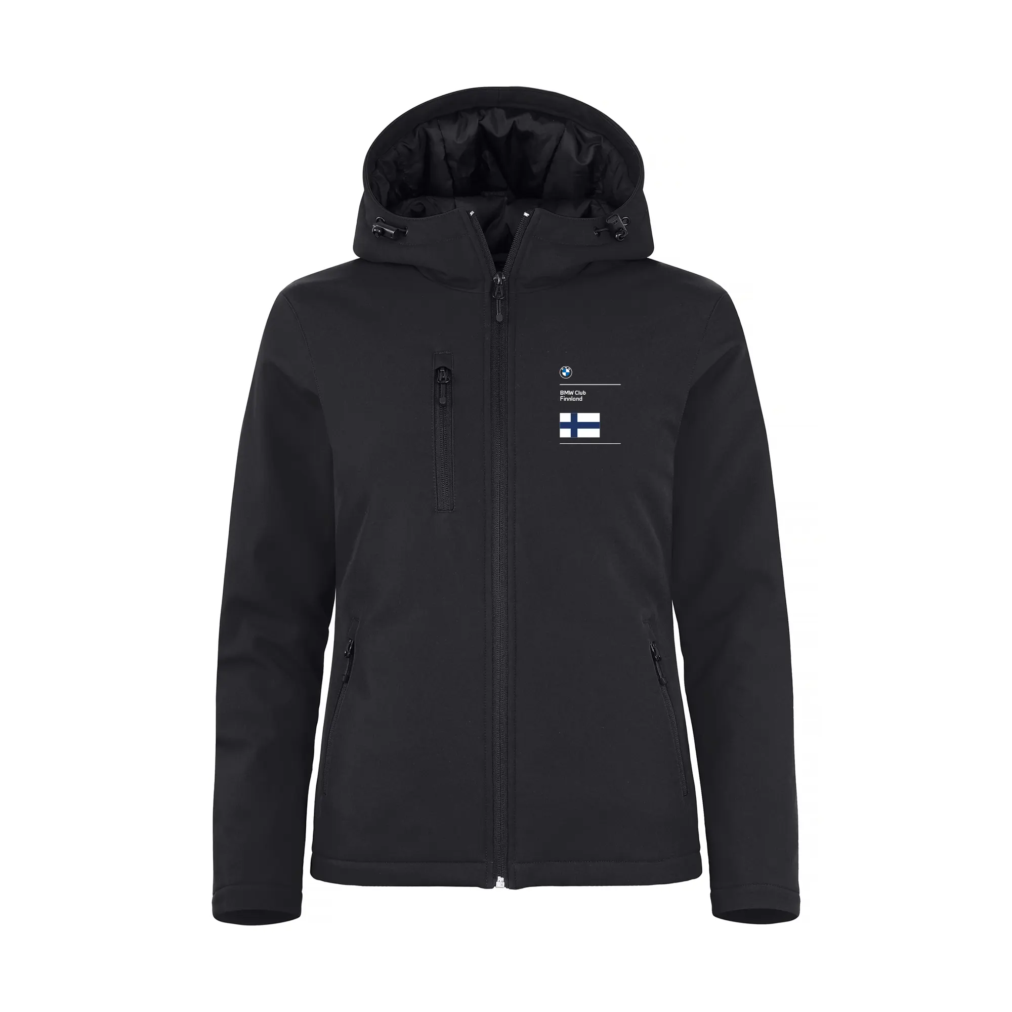 BMW Club Finnland Naisten Padded Hoody Softshell