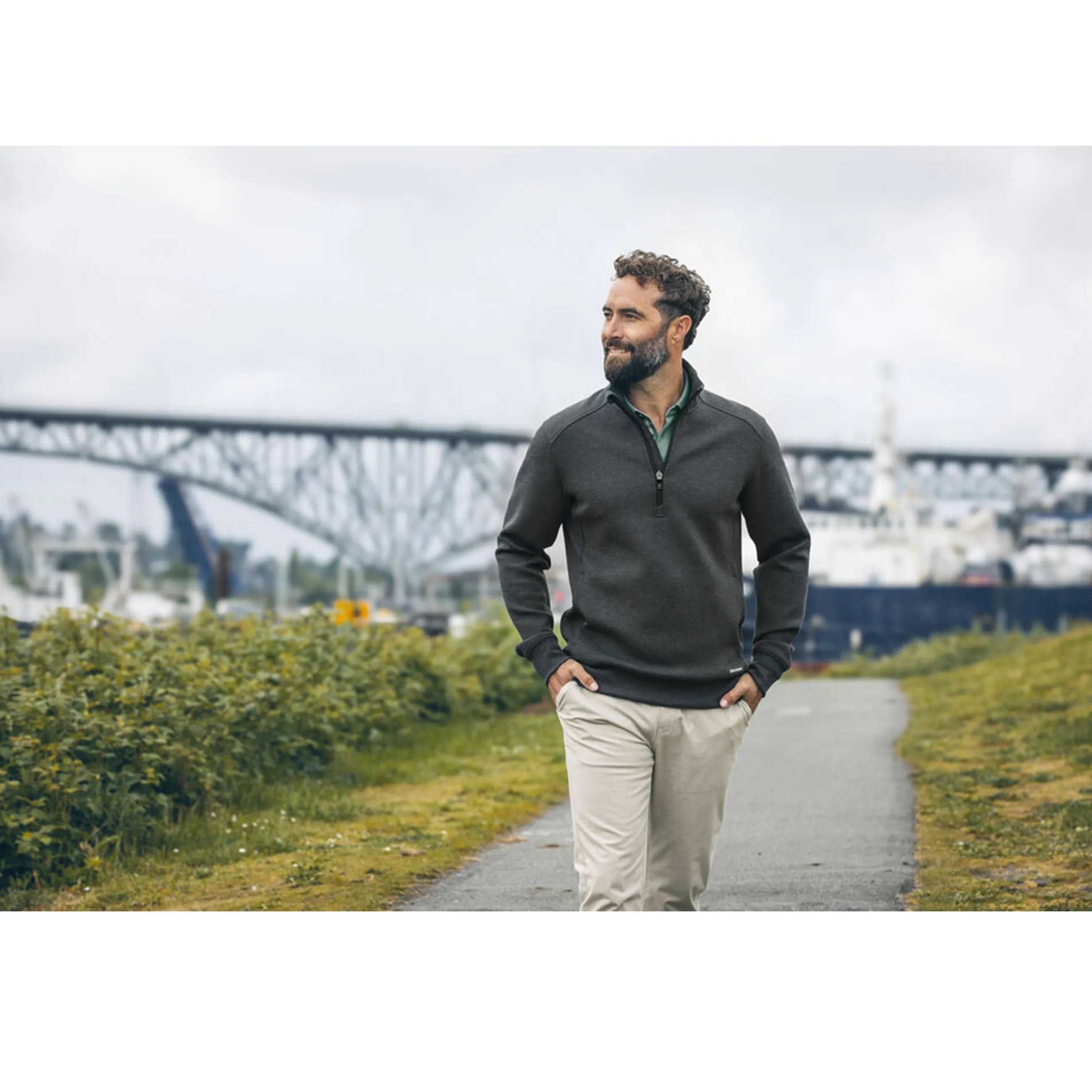 Pemberton Half Zip Miesten